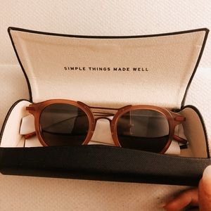 SALT Taft 50mm Polarized Round Sunglasses